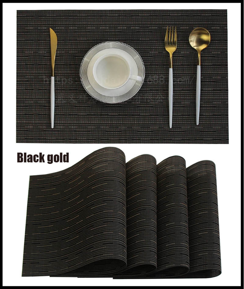 bamboo festival series PVC table mat tesla Lin table mat crossborder ecommerce hot style flag environmental protection