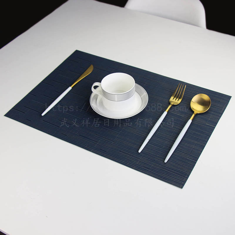 bamboo festival series PVC table mat tesla Lin table mat crossborder ecommerce hot style flag environmental protection