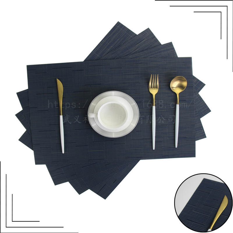 bamboo festival series PVC table mat tesla Lin table mat crossborder ecommerce hot style flag environmental protection