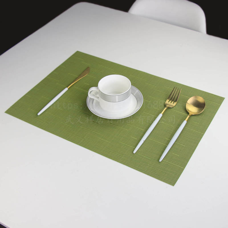 bamboo festival series PVC table mat tesla Lin table mat crossborder ecommerce hot style flag environmental protection