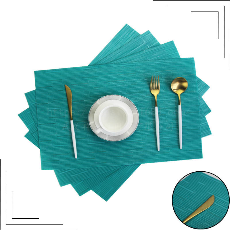 bamboo festival series PVC table mat tesla Lin table mat crossborder ecommerce hot style flag environmental protection