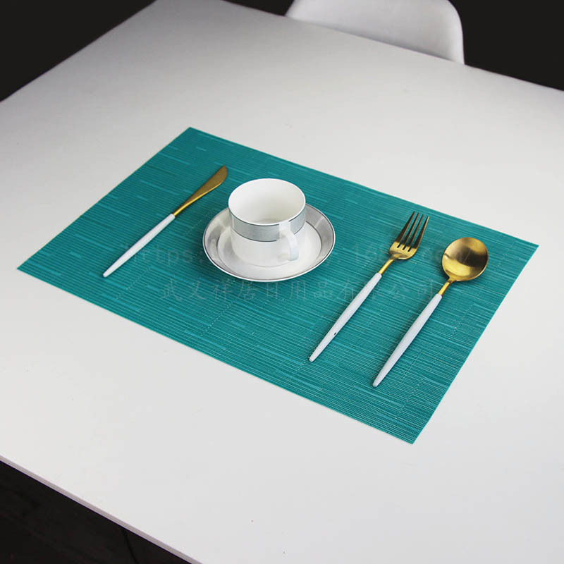 bamboo festival series PVC table mat tesla Lin table mat crossborder ecommerce hot style flag environmental protection