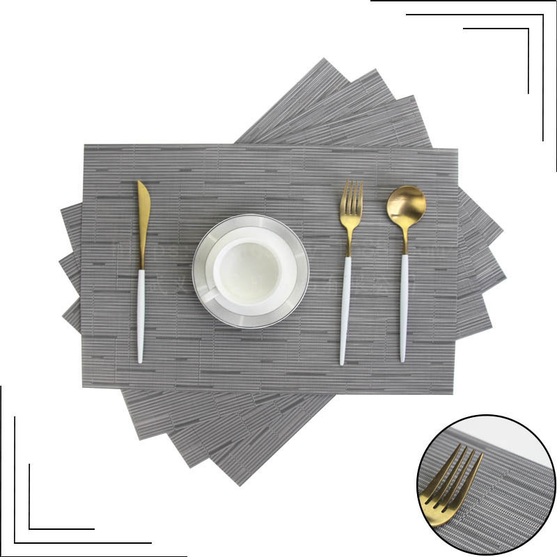 bamboo festival series PVC table mat tesla Lin table mat crossborder ecommerce hot style flag environmental protection