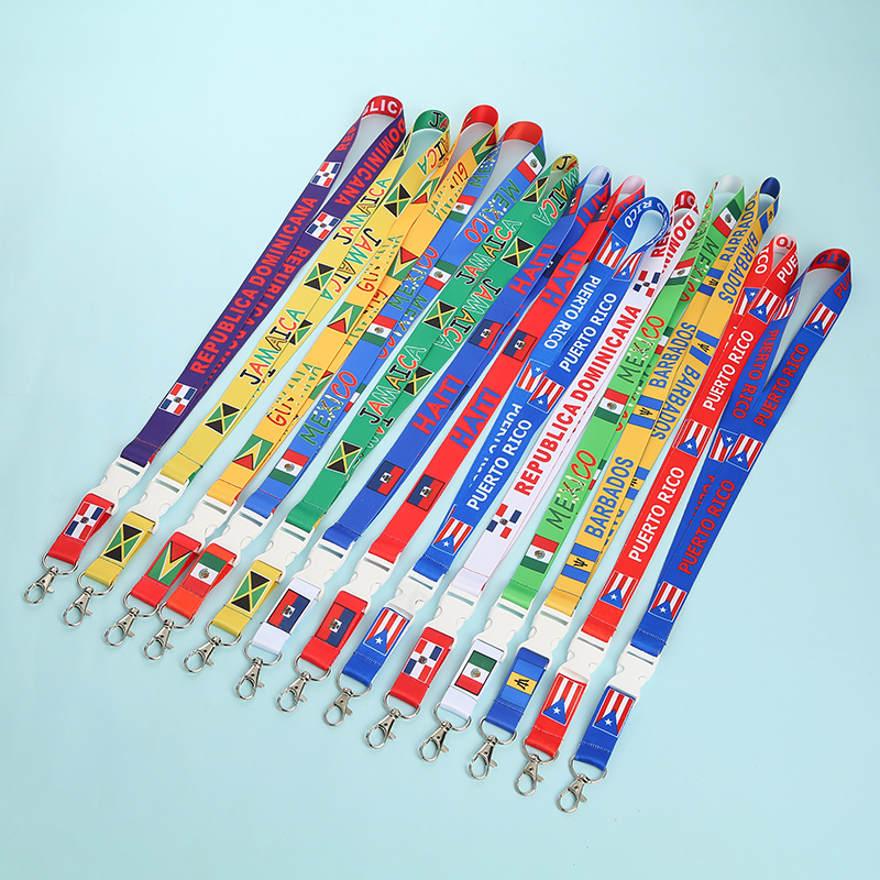 Thermal Transfer Printing Mobile Phone Strap-Custom Flag Lanyard Certificate Rope