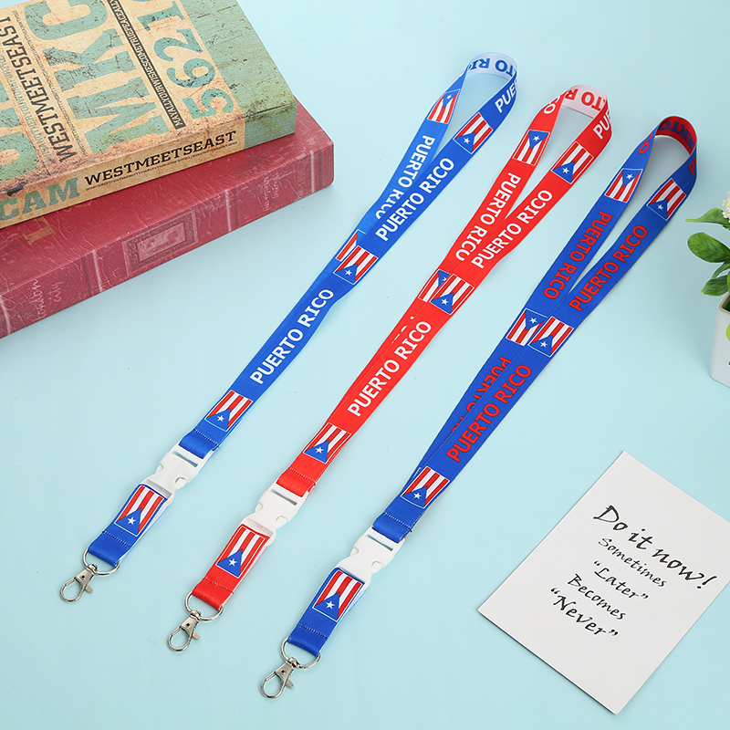 Thermal Transfer Printing Mobile Phone Strap-Custom Flag Lanyard Certificate Rope