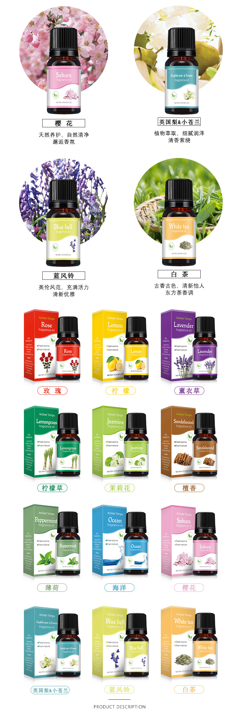 Fragrance Time Humidifier Aroma Diffuser Special Water Soluble Aromatherapy Oil Household Lavender Essential Oil