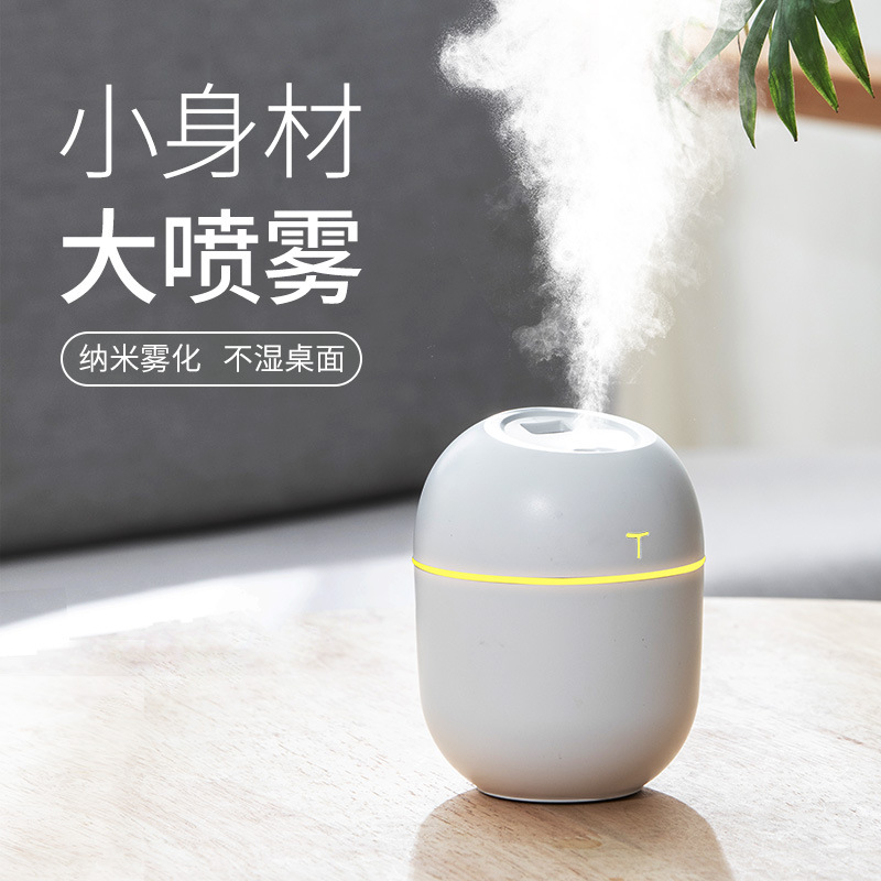 Bedroom Desktop USB Mushroom Humidifier Portable Mute Aroma Air Purifier Gift Customized Logo