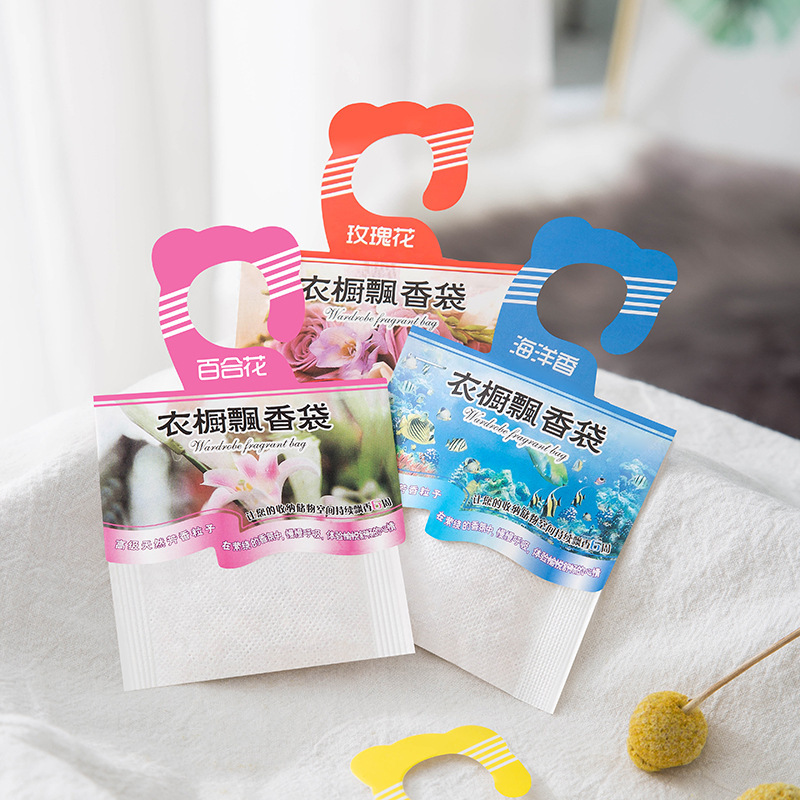 Sachet Wardrobe Aromatherapy Long-Lasting Aroma Lavender Car Car Deodorant Sachet Perfume Bag Wardrobe Fragrance Artifact