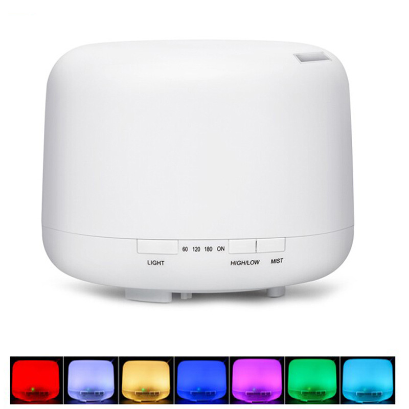 NonPrinted Humidifier Household Colorful NonPrinted Aromatherapy Ultrasonic Aroma Diffuser Ultrasonic Mute Air Purifier
