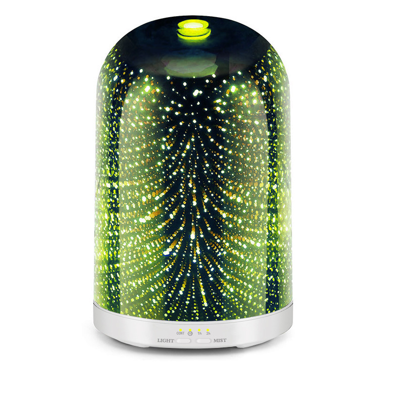 Aromatherapy Machine LED Light Circulation Automatic Shut off Air Atomization Essential Oil Ultrasonic Aroma Diffuser
