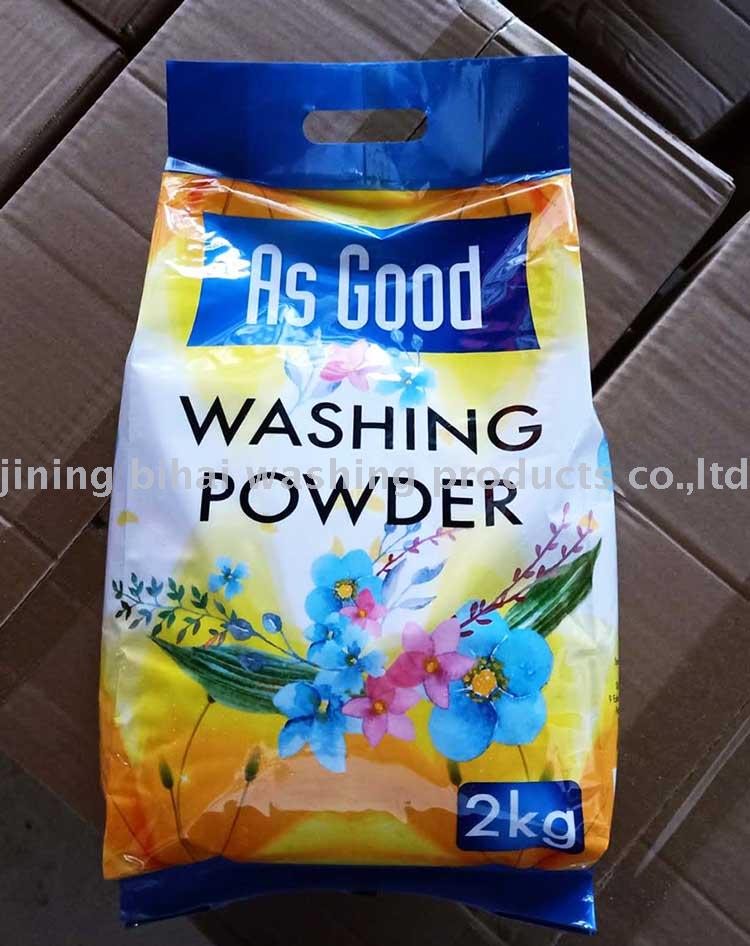 Washing powder exported to yemen, venezuela and Saudi Arabia customized formula free design packaging