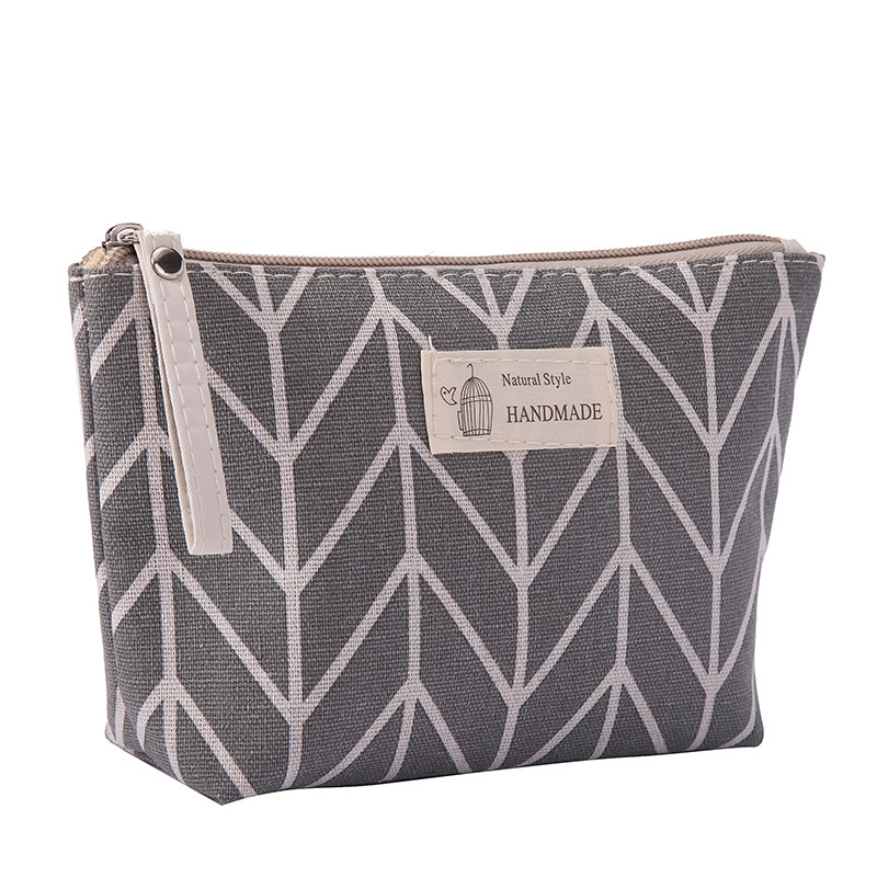 Multifunctional Canvas Card Holder Key Case Mobile Phone Bag Wash Bag Fabric Zipper Coin Purse Cosmetic Storage Bag