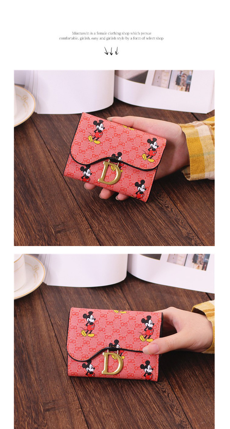 New European and American Mickey D Big Brand Women's Small Wallet Women's Short Korean Style Change Women's Card Holder Cross-Border Foreign Trade Hot Sale New European and American Mickey D Big Brand Women's Small Wallet Women's Short Korean Style Change Women's Card Holder Cross-Border Foreign Trade Hot Sale