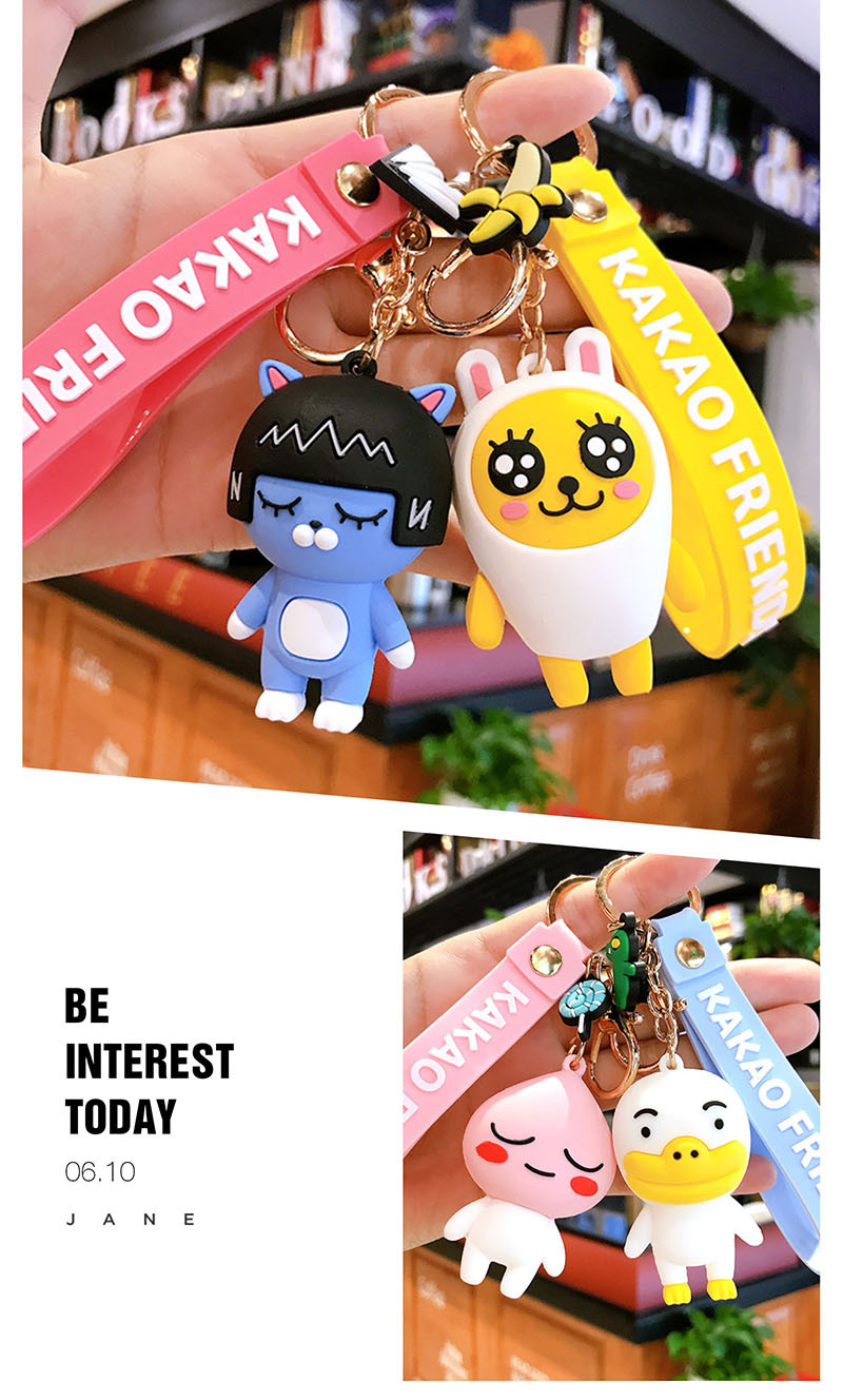 Creative PVC Cartoon Key Button Epoxy Cartoon Card Series Couple Bags Key Pendants Gift Customization Creative PVC Cartoon Key Button Epoxy Cartoon Card Series Couple Bags Key Pendants Gift Customization