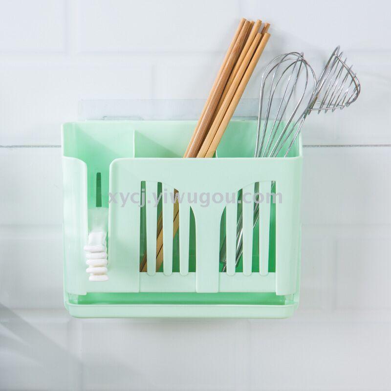 The fashionable household kitchen chopsticks tube does not need to punch the hole to hang the type dry chopstick cage
