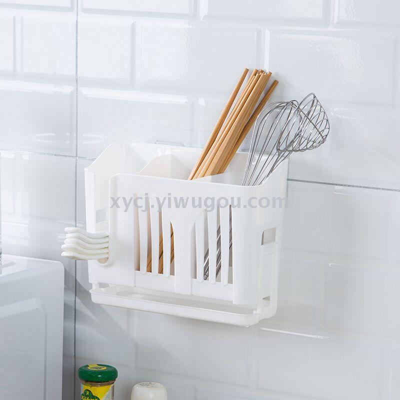The fashionable household kitchen chopsticks tube does not need to punch the hole to hang the type dry chopstick cage
