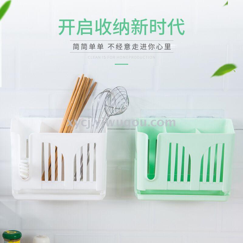 The fashionable household kitchen chopsticks tube does not need to punch the hole to hang the type dry chopstick cage The fashionable household kitchen chopsticks tube does not need to punch the hole to hang the type dry chopstick cage