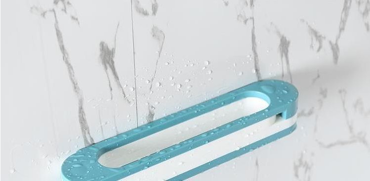 One change three folding slipper rack three in One folding bathroom slipper rack wall hang hole free toilet wall drain