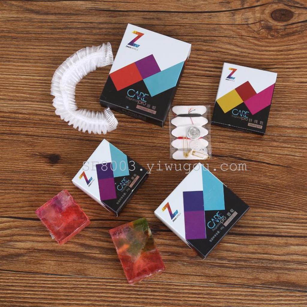 Zheng hao hotel disposable toiletries dental hotel soap set wholesale