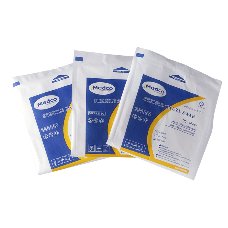 Sterile Medical gauze block degreasing gauze piece gauze piece sterilizing gauze piece disposable gauze piece
