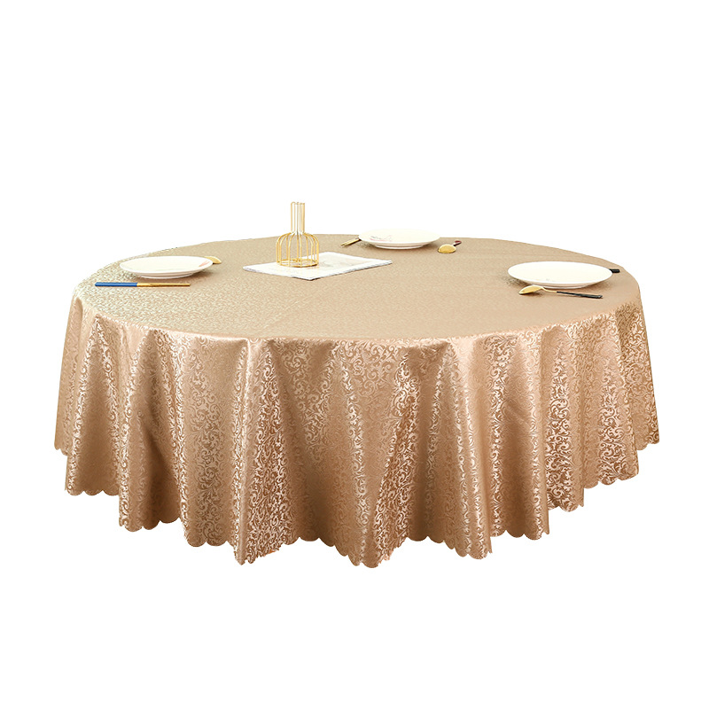 Wannianqing Deep Coffee Tablecloth Waterproof Oil-Proof Anti-Fouling Disposable Tablecloth Fabric Activity Home Tablecloth
