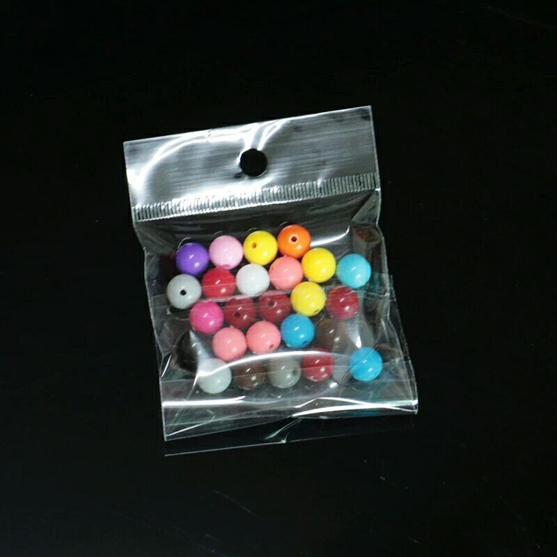 OPP Self-Adhesive Bag Self-Adhesive Transparent Disposable Clothing Ornament Plastic Packaging Bag Mask OPP Hanging Hole Packaging Bag