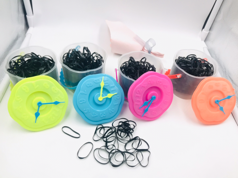 Canned Disposable Rubber Band Portable Bottled Strong Pull Children's More than Little Hair Ring Head Ties Headwear
