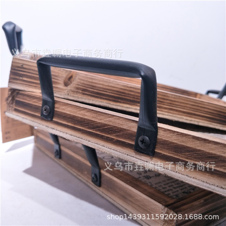 Tea Tray Wood Pallet Rectangular Bread Plate European Solid Wood Tray Tea Cup Tray Hotel Serving Food Dinner Plate Household