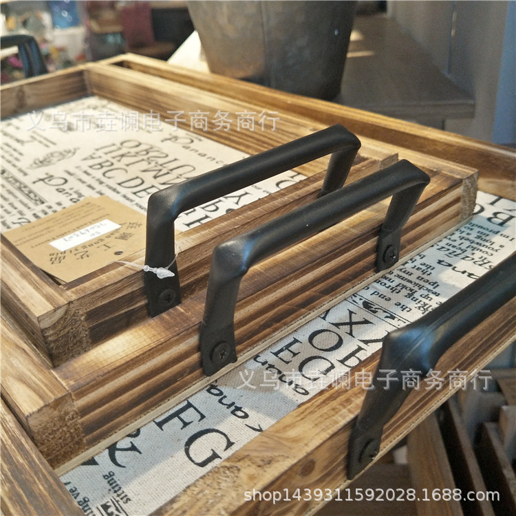 Tea Tray Wood Pallet Rectangular Bread Plate European Solid Wood Tray Tea Cup Tray Hotel Serving Food Dinner Plate Household Tea Tray Wood Pallet Rectangular Bread Plate European Solid Wood Tray Tea Cup Tray Hotel Serving Food Dinner Plate Household