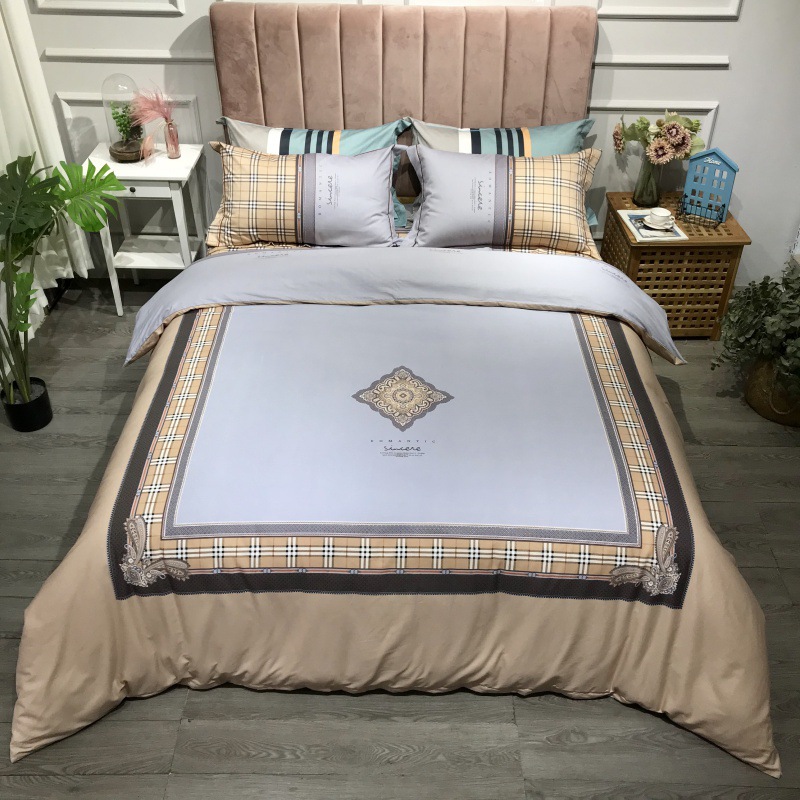 2021 New Cotton Large Version Printed Four-Piece Bedding Set 13372 Large Version Printing Bedding Four-Piece Set Wholesale