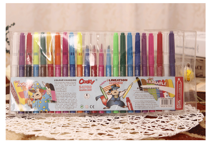 The 24-color magic suit list can only adjust The color magic pen four line pen matching The painting watercolor pen The 24-color magic suit list can only adjust The color magic pen four line pen matching The painting watercolor pen