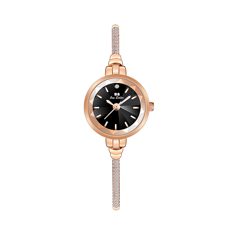 BS New Arrival Hot Sale Watch Factory Direct Sales Foreign Trade Linked List Customization Women&#039;s Watch Full of Diamonds One Piece Dropshipping Fa1676