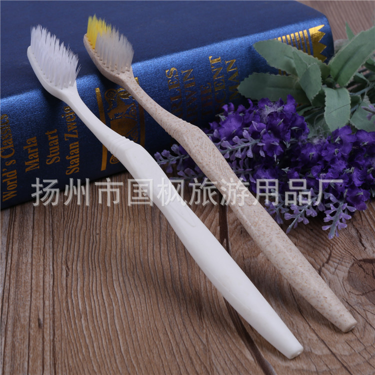 Star Hotel Standard Disposable Supplies Toothpaste Toothbrush Standard Two-in-One Large Two-Color Leaf Toothbrush Non-Slip Star Hotel Standard Disposable Supplies Toothpaste Toothbrush Standard Two-in-One Large Two-Color Leaf Toothbrush Non-Slip