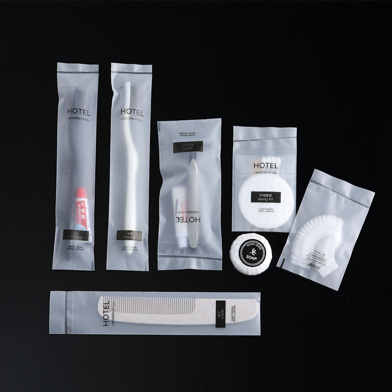 Star Hotel Disposable Toothbrush Toothpaste Household Disposable Tooth Set Hotel B &amp; B Straw Toiletry Set