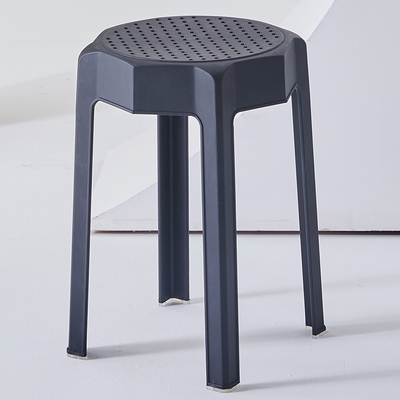 Plastic Stool Thickened Adult Nordic Dining Home Dining Stool Creative Stacked Restaurant Bench round Stool Chair