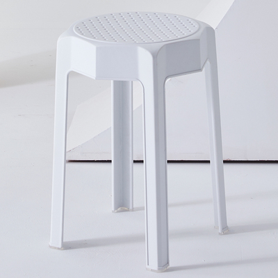 Plastic Stool Thickened Adult Nordic Dining Home Dining Stool Creative Stacked Restaurant Bench round Stool Chair