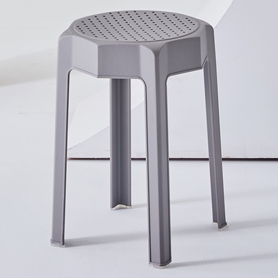 Plastic Stool Thickened Adult Nordic Dining Home Dining Stool Creative Stacked Restaurant Bench round Stool Chair