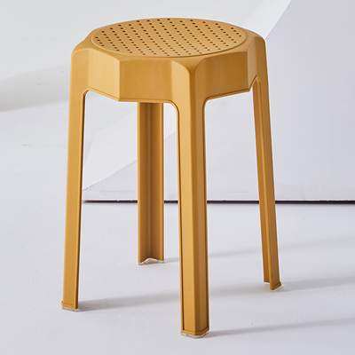 Plastic Stool Thickened Adult Nordic Dining Home Dining Stool Creative Stacked Restaurant Bench round Stool Chair