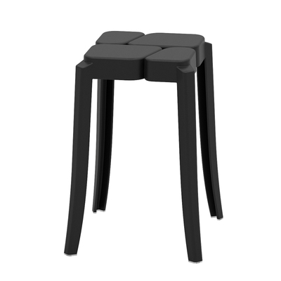 Nordic Plastic Thickening Chair Household Living Room Stool Economical Plastic Stool Square Stool Simple Stackable Plastic Stool