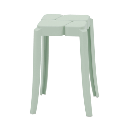 Nordic Plastic Thickening Chair Household Living Room Stool Economical Plastic Stool Square Stool Simple Stackable Plastic Stool