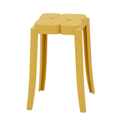 Nordic Plastic Thickening Chair Household Living Room Stool Economical Plastic Stool Square Stool Simple Stackable Plastic Stool