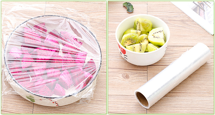 Factory Direct Sales PE Material Food Grade Plastic Wrap Low and High Temperature Resistant Colorless Transparent Vegetable and Fruit Special Plastic Wrap Factory Direct Sales PE Material Food Grade Plastic Wrap Low and High Temperature Resistant Colorless Transparent Vegetable and Fruit Special Plastic Wrap
