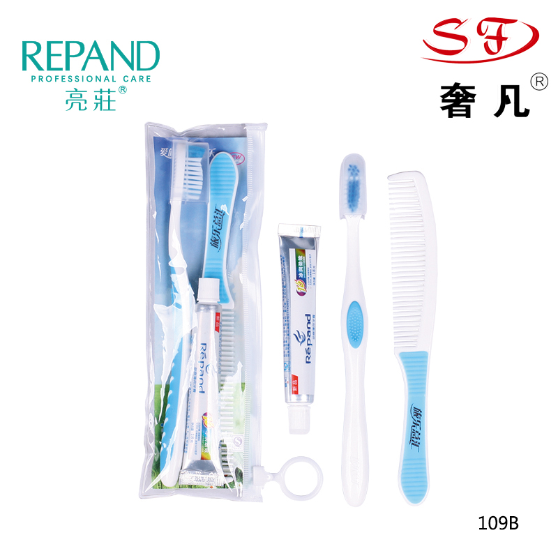 Chenglong hotel the disposable goods toothbrush toothpaste comb shampoo body wash to travel kit