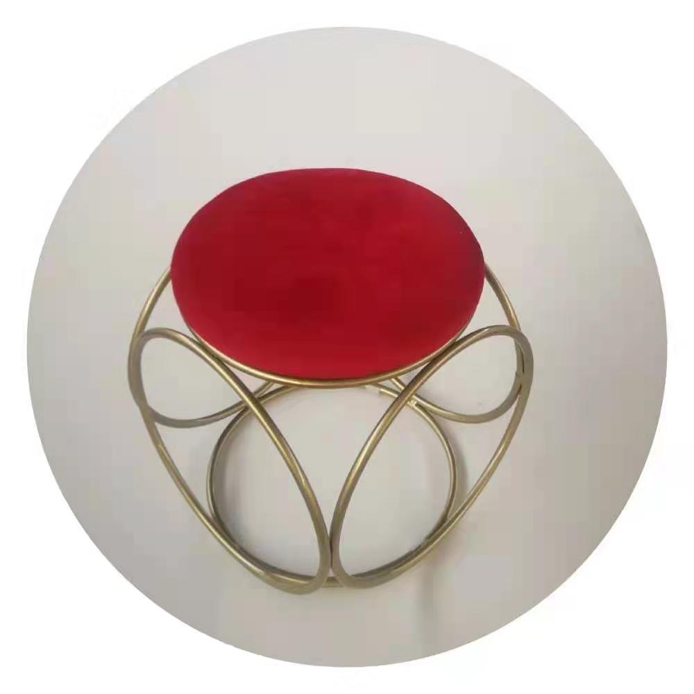 Modern Minimalist Nordic Girl Bedroom Dressing Stool Subnet Red Chair Ins Manicure Makeup Stool Light Luxury Dining Stool