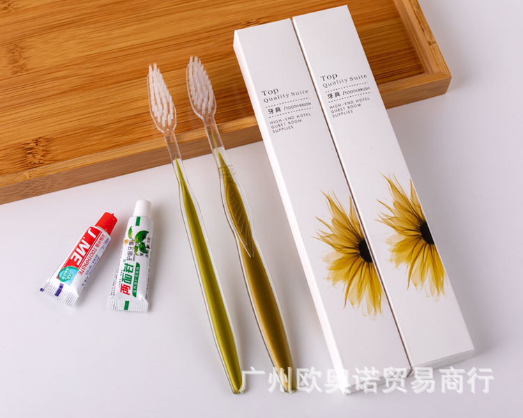 Hotel Disposable Toothbrush Hotel Guest Room Toiletry Set Japanese Adult Soft Hair Tooth-Cleaners Toothpaste Wholesale