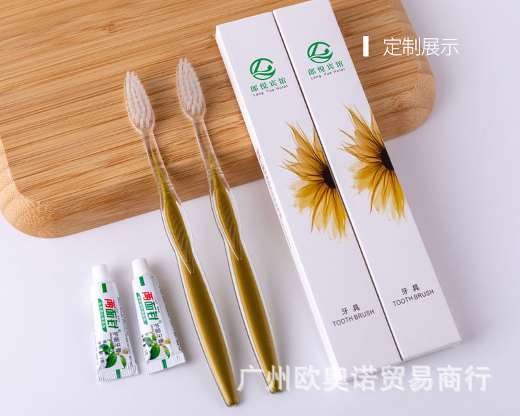 Hotel Disposable Toothbrush Hotel Guest Room Toiletry Set Japanese Adult Soft Hair Tooth-Cleaners Toothpaste Wholesale