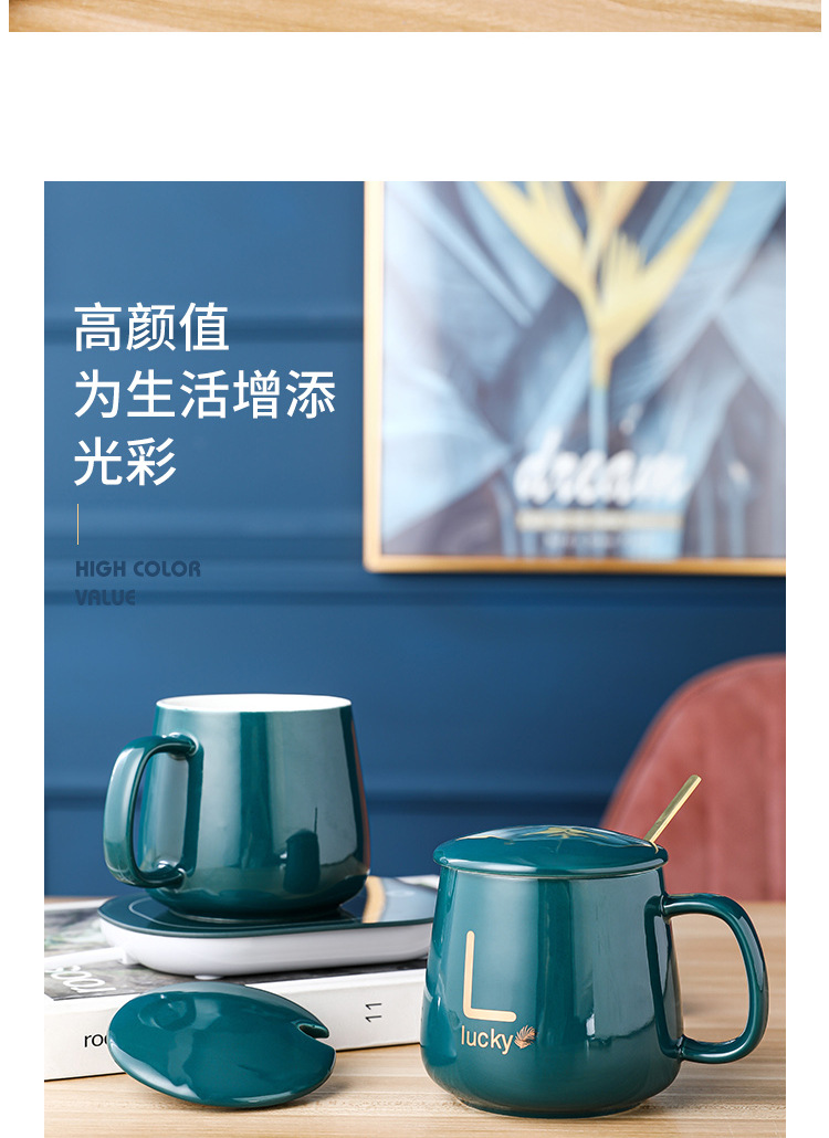 Warm Cup Internet Celebrity 55 Degrees Thermal Cup Ceramic Cup Heating Insulated Coffee Cup Milk Cup Hot Touch Screen Coaster Gift Warm Cup Internet Celebrity 55 Degrees Thermal Cup Ceramic Cup Heating Insulated Coffee Cup Milk Cup Hot Touch Screen Coaster Gift
