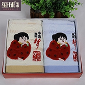 Cotton gauze towel printing towel spongy children gift towel