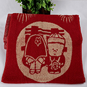Cotton gauze towel printing towel spongy children gift towel