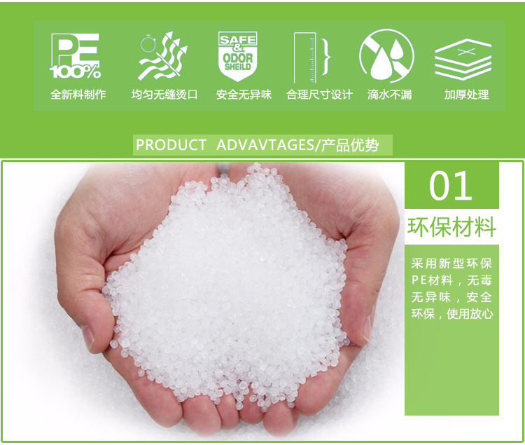 Factory Direct Sales High-Grade PE Plastic Wrap Low and High Temperature Resistant White Transparent Plastic Wrap for Vegetables and Fruits